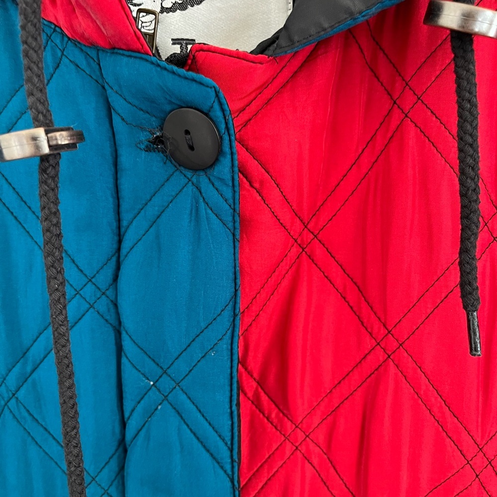 Vintage Triple F.A.T.‎ Sport Colorblock Quilted Jacket - Picture 2 of 10